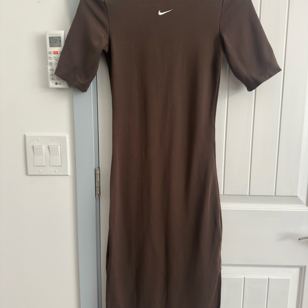 Nike Brown Athletic Sheath Dress